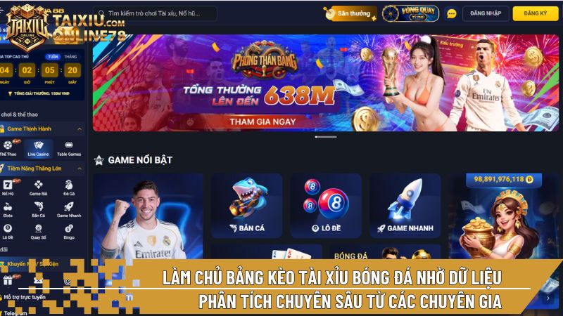 Sử dụng công cụ phân tích dữ liệu tại VUA88 để nhận diện những "kèo thơm" mỗi ngày